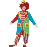 Costume da clown divertente floreale per bambini