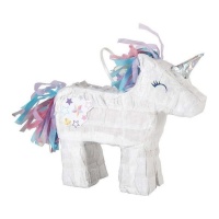Pignatta mini 3D unicorno da 18 x 18 x 5,5 cm