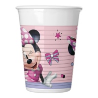 Tazze rosa Minnie e Daisy 200 ml - 8 unità