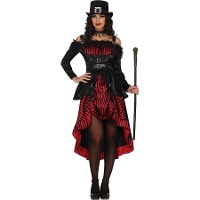 Costume gotico rosso da donna