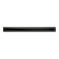 Supporto magnetico in acciaio 50 x 4,5 cm nero - Arcos