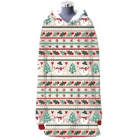 Coperta felpata con pupazzo di neve