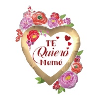 Palloncino cuore d'oro I Love You Mama 73 cm