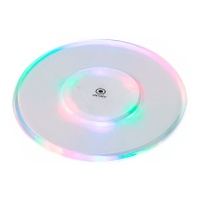 Sottobicchieri con 6 LED per illuminare bevande da 10 cm