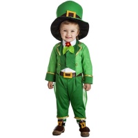 Costume da folletto irlandese verde per bambini