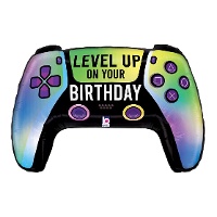 Palloncino a forma di controller di videogiochi colorato di 75 x 49 cm - Grabo