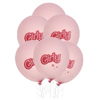 Palloncini Girly da 30 cm - 6 unità