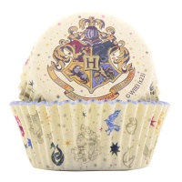 Capsule di cupcake della scuola di Hogwarts - 30 unità