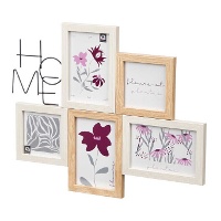 Cornice portafoto con scritta per 5 foto