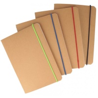 Quaderno con copertina elastica Kraft vari colori 48 fogli A5 - 1 pz.