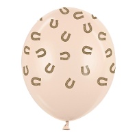 Palloncini in lattice con decorazioni a ferro di cavallo di 30 cm - 6 pezzi