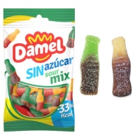 Bottiglia di cola assortita senza zucchero - Damel - 90 gr