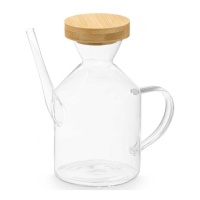 Oliera da 600 ml con tappo in bambù
