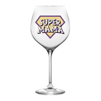 Bicchiere da vino Super Mom 415 ml - DCasa