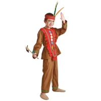 Costume da pelle rossa per bambini