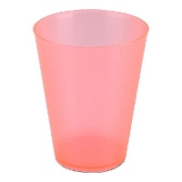 Bicchieri colorati in plastica da 500 ml larghi - 4 pezzi