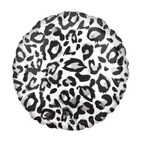 Palloncino tondo 43 cm con stampa leopardata bianca - Anagramma