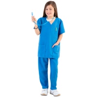 Costume da infermiera blu per bambini