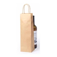 Borsa per vino in carta kraft 37 x 11 x 7 cm - 1 pz.