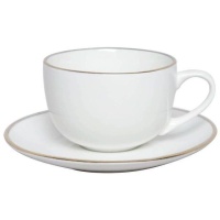 Tazza bordo dorato da 320 ml - DCasa