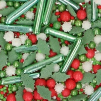 Sprinkles Holiday mix rosso e verde da 65 g - FunCakes