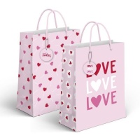 Borsa regalo Sweet Love 45 x 33 x 10 cm - 1 pz.