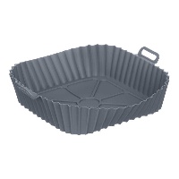 Stampo da 20,5 cm per friggitrice ad aria da 2,5 a 5 L quadrato in silicone
