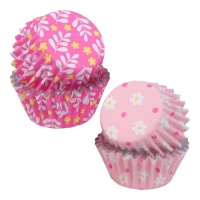 Capsule per mini cupcake ai fiori di Pasqua - PME - 60 pz.