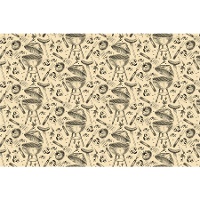 Tovaglia per barbecue 180 x 120 cm