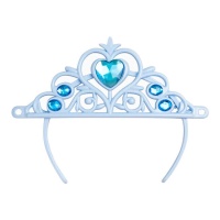 Corona da principessa giocattolo blu - 1 unità