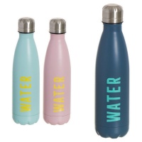 Bottiglia da 500 ml Water in 3 colori - 1 unità