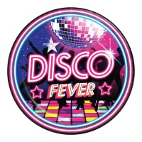 Piatti Disco Fever 23 cm - 6 pz.