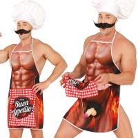 Grembiule uomo Buon appetito con sorpresa