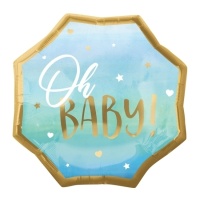 Palloncino Oh Baby! stella blu 55 x 55 cm - Anagramma