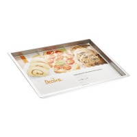 Teglia forno in alluminio da 43,5 x 33,5 cm - Decora