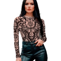 Body con tatuaggi satanici