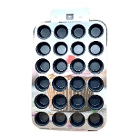 Stampo per mini muffin in metallo 38 x 25,5 cm - Azucren - 24 cavità