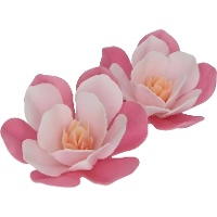 Wafer di fiori di Magnolia di diverse dimensioni - FunCakes - 6 pezzi