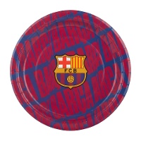Piatti ufficiali FC Barcelona, 18 cm - confezione da 8