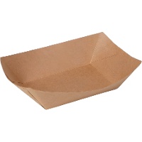 Vaschette ovali in cartone da 11 x 7 x 4 cm - 5 pezzi