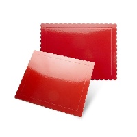 Base per torta di 30 x 25 x 0,3 cm colorati - 5 pezzi