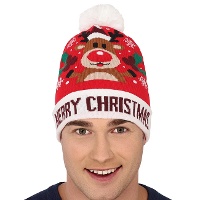 Cappello natalizio a forma di renna