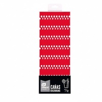 Cannucce di carta a pois da 20 cm - 12 pezzi