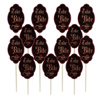 Picks lunghi per cupcake di vampiro da 20 cm - Wilton - 12 unità