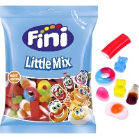 Sacchetto assortito di caramelle gommose e liquirizia - Fini clear little mix - 90 gr