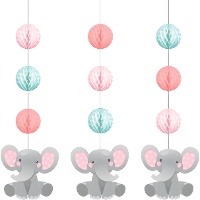Decorazioni a sospensione Elephant Baby - 3 pezzi