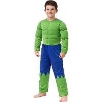 Costume da supereroe verde per bambino