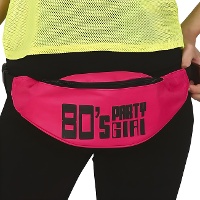 Marsupio neon degli anni '80