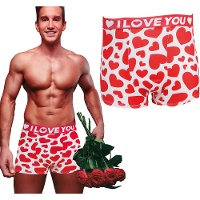 Boxer da uomo con cuori