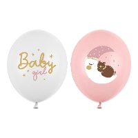 Palloncini in lattice Baby luna da 30 cm - 50 pezzi